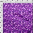 thumbnail image 2 of oneOone Viscose Jersey Lavender Fabric Florals Craft Projects Decor Fabric Printed By The Yard 60 Inch Wide-B06, 2 of 5