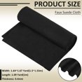 thumbnail image 2 of Anti Silver Cloth 60x39 Inch Polishing Protect Cloth Suede Fabric for Silverware Flatware Silversmith Home Kitchen (Black), 2 of 5