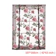 thumbnail image 1 of Cortina de ventana romana con flor de peonía transparente para cocina, cenefa, cortinas de gasa semitransparentes, tratamiento de ventana kenally JJ23234-03, 1 of 6