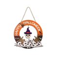 thumbnail image 1 of Halloween Decorative Hanging Ornament  Bat Pumpkin Ghost Sign, 1 of 8