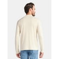 thumbnail image 3 of George Men's Mock Neck Pullover with Long Sleeves, Sizes S-3XL, 3 of 5