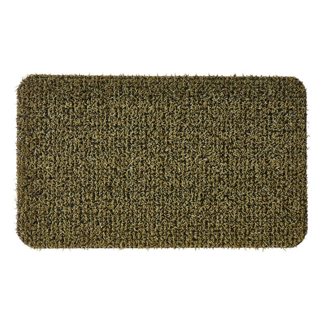 Felpudo GrassWorx Flair, césped artificial verde medio, 45 x 75 cm