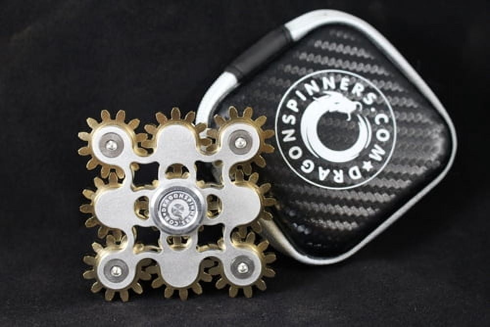G9 Nine-Bearing Gear Metal Fidget Spinner – Maximum Spin Time – Precision Engineered – Smooth & Silent Rotation – Ultimate Stress Relief & Focus Tool