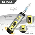thumbnail image 3 of Torque Screwdriver Set 10-70 in-lb – Adjustable Torque Driver with 12 S2 Bits, Click-Type Inch Pound Torque Wrench for Precision Electronics, Scope Mounting, Equipment Repair, 3 of 8