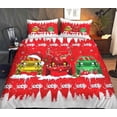 thumbnail image 2 of Juego de cama navideño 3 Jeeps, 2 of 6