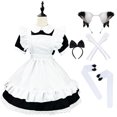 thumbnail image 3 of Disfraz de chica de tono claro con código europeo, disfraz de sirvienta Alice Lolita, disfraz de juego de rol Lolita, 3 of 5