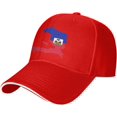 thumbnail image 1 of Haiti Terrain Map Baseball Cap Women Men Sun Hat Adjustable Trucker Golf Baseball Caps, 1 of 8