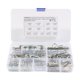 thumbnail image 1 of 210x Cotter Pin Surtido Kit Hardware Pins Pins de horquilla de servicio pesado Clips R Clips para su fijación de automóviles Garage Automotive, 1 of 6