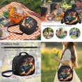 thumbnail image 6 of Pzuqiu American Flag Tractor 17 Inch Kids Backpack 4PCS Set All Season Lightweight School Backpack with Insulated Lunch Bag, Pencil Case Water Bottle Holder for Elementary, 6 of 7