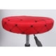 thumbnail image 2 of Transpirable Suave Barra forma forma forma Cubierta De Taburete Silla Elevadora Asiento Cojín Barbería ( De Cuadrícula) Rejilla roja -35cm Macarena Cubierta de taburete de bar, 2 of 4