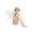 pink resting face, variant on QSTDGVPW Creative Resin Hand-Painted Flower Fairy Figurine, Desktop Ornament, Girl Statue pink Lying down