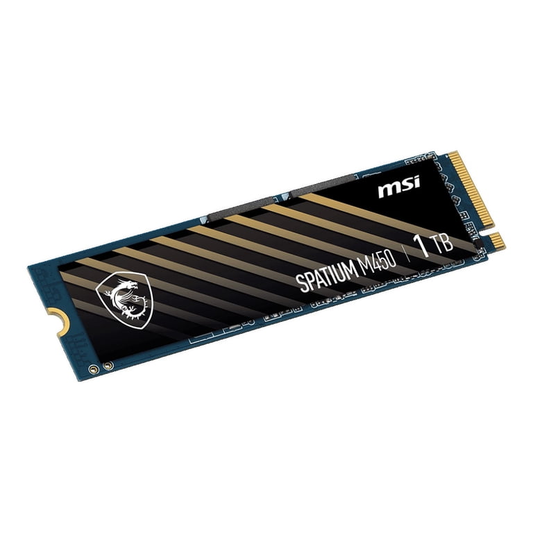MSI SPATIUM M450 PCIe 4.0 NVMe M.2 1TB V1, M.2 2280, PCIe Gen4x4