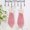 Pink, variant on Flower Chenille Hand Towels 2 Pack, Hanging Bathroom Hand Towels for Kitchen Sink, Super Soft Absorbent Microfiber Hand Drying Towels with Decorative Flower Design