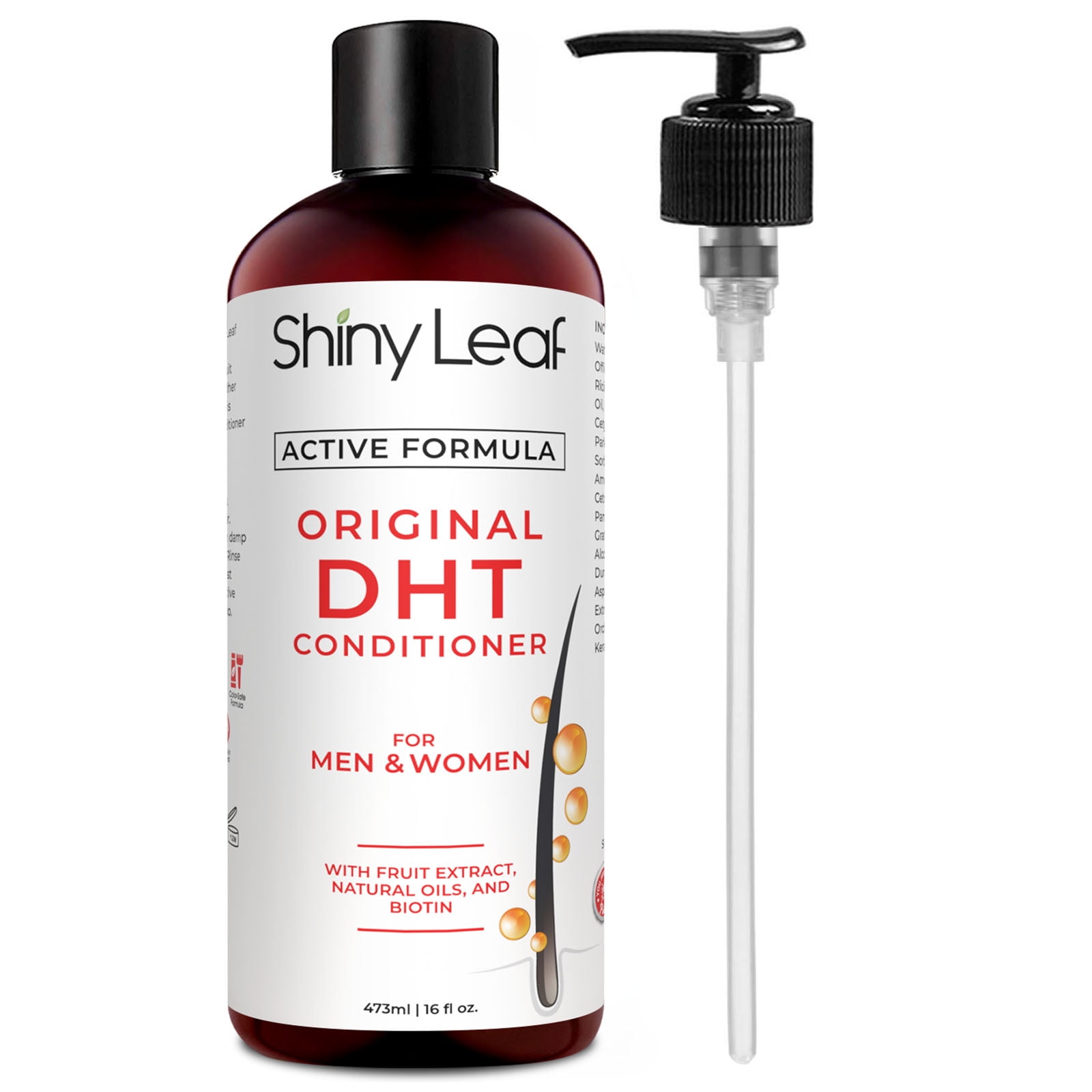 Shiny Leaf DHT Blocker Conditioner With Rosmary Leaf Oil, Hair Growth ...