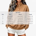 thumbnail image 4 of Sweatshirt for Women Qiggri Women's Waffle Knit Stand Collar Sweatshirt Half Button Long Sleeve Loose Pullover Top With Pockets Lightweight Fall Top XXL, 4 of 6
