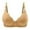 Khaki, variant on Women No Steel Ring Thin Bra Prints Decoration Breathable Gathers Underwear Comfort Bra Tan Bra for Women