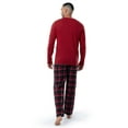 thumbnail image 2 of Fruit of the Loom Men's Jersey Knit Top and Flannel Pajama Pants Set, 2-Piece, Sizes S-5XL, 2 of 6