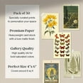 thumbnail image 3 of Vintage Aesthetic Wall Collage Kit - 50 Mini Botanical Art Posters (4X6Inch), for Trendy Photo, 3 of 7