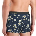 thumbnail image 4 of Kdxio Men's Boxer Briefs with Daisies Flowers Print - Comfortable and Breathable Underwear for Everyday Wear, 4 of 7