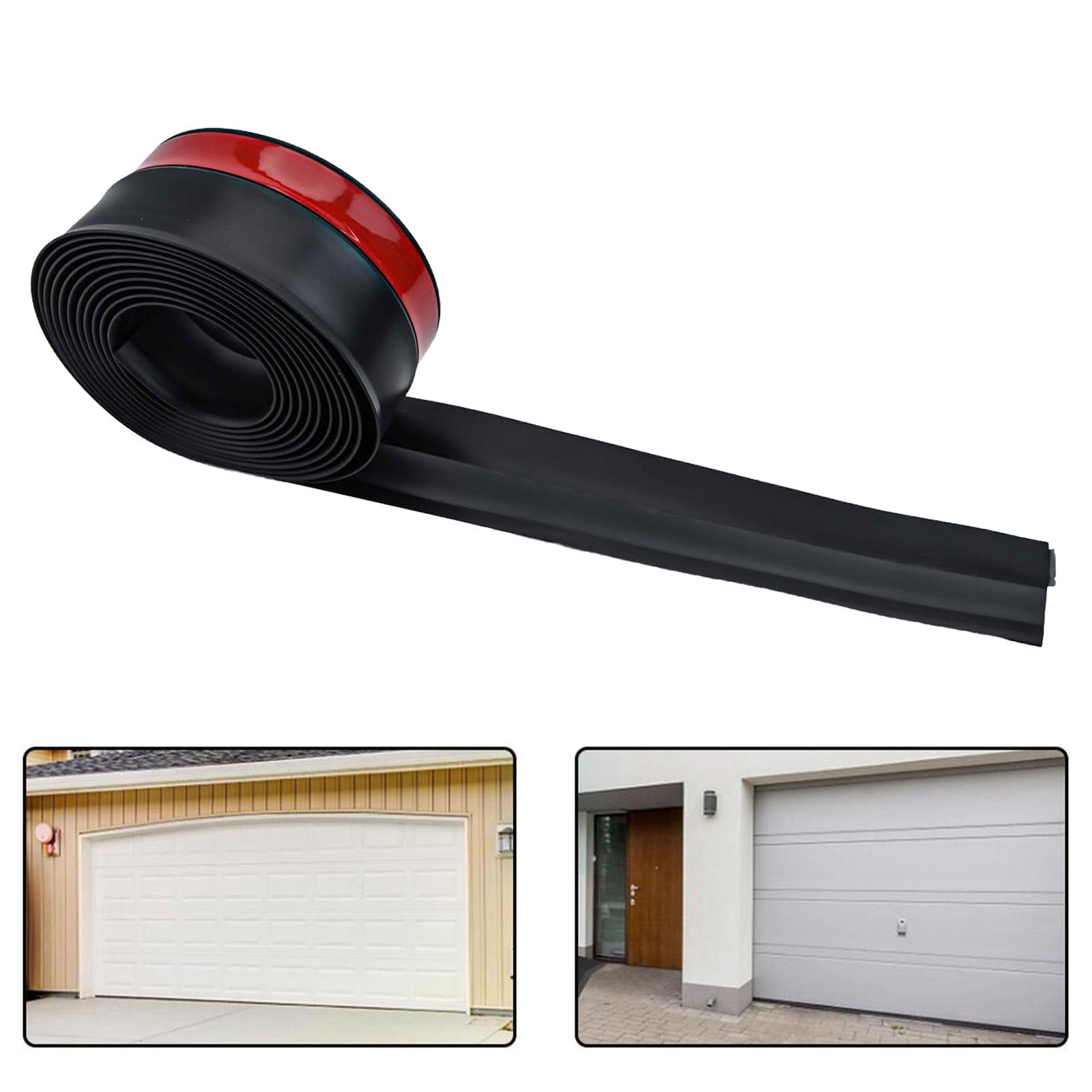 Wodtesl 1pc 300cm Garage Door Seal Strip Multipurpose Garage Door Seals Top Rubber Strip Garage Door Draught Excluder Door Weather Strip
