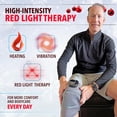 thumbnail image 2 of FORTHiQ RED+ Knee Massager with Heat and Red Light Therapy, Knee Brace with 5 Intensity Levels, 52 Red & Infrared Lights, Cordless, Fsa-Hsa Eligible, 2 of 10