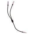thumbnail image 3 of KAKOWELY Splitter Audio Cable Portable Dual Headphone Adapter Splitter Audio Cable Replacement Male to Female Mic Audio Splitter Cable Smartphone Headset Adapter, 3 of 4