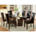 thumbnail image 5 of Furniture of America Longbotton Upholstered Dining Chairs - Set of 2, Black, 5 of 7