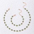 thumbnail image 4 of Collar de cadena de clavícula de Margarita de flores para mujeres y niñas, Gargantilla corta dulce de estilo coreano, joyería nupcial de boda, cadena de cuello, 4 of 4