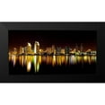 thumbnail image 2 of Shoemaker, Andrew 24x14 Black Modern Framed Museum Art Print Titled - San Diego Skyline, 2 of 5