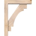thumbnail image 3 of Ekena Millwork 5 1/2"W x 26"D x 34"H Merced Block Smooth Bracket w/ Offset Brace, Douglas Fir, 3 of 25