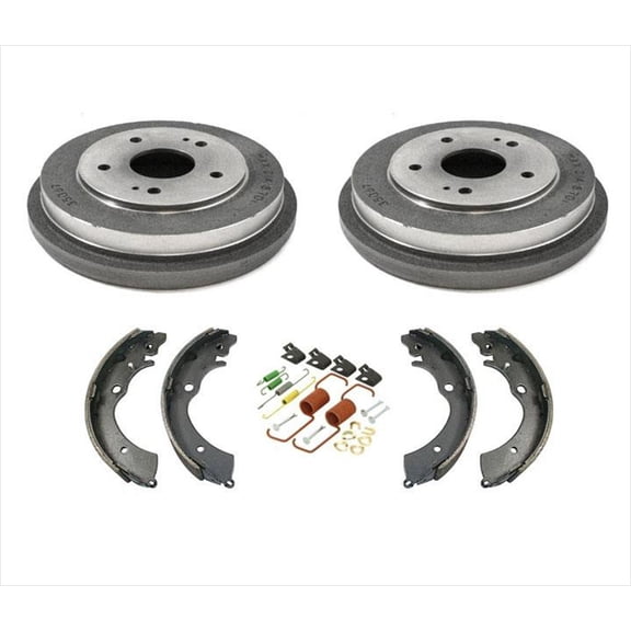 100% New Rear Drums Brake Shoes & Spring Kit for Honda Accord 2.4L 03-07