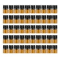 thumbnail image 1 of 50 piezas Mini botella de tapa de tornillo vacía Zulema para aceites de perfume 1ml color ámbar, 1 of 8