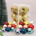 thumbnail image 4 of Popvcly 12 Pcs Set, Champagne Shatterproof Christmas Ball Ornaments, 4 cm, 4 of 6