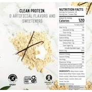 Ascent 100% Whey, Native Whey Protein Blend - Clean Post Workout Recovery, Digesting, Zero Artificial Flavors & Sweeteners, Gluten Free, 5.5g BCAA, 2.6g Leucine, Vanilla Bean 4 lb.