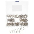 thumbnail image 4 of Hooks Hook Hook Cup Hanging Question Nickel Hanger Utensil Rack Pans Pots Bathroom Kitchen Wall Sundries Mark Outdoor, 4 of 6