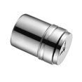 thumbnail image 5 of Uxcell 2.99''x2.13'' frascos contenedores de shaker magnético redondo con tapa de acero inoxidable tono plateado, 5 of 5