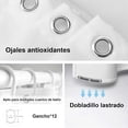 thumbnail image 3 of Cortina de Ducha para Baño, Cortinas de Regadera Impermeable de Patrón Cuadrado Grande con Ganchos, Cortina de PEVA Antimoho, para Duchas de Baño y Bañeras, 3 of 4
