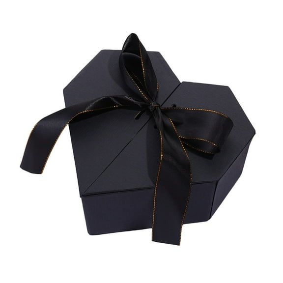 WRITWAA valentines day heart boxes packaging black 1Set