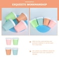 thumbnail image 3 of KAKOWELY 4 vasos para helado con tapa, recipientes para yogur, vasos para sopa y tarros de crema vacíos de 200 ml., 3 of 5