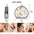 thumbnail image 2 of Portable Makeup Mirror Travel Mirror Compact Folding Mirrors Small for Women Beauty Accessories Cute Watercolor White Bunnies, 2 of 7
