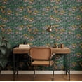 thumbnail image 6 of S4Sassy Self-Stick Decorative Boho Wallpaper, Retro Botanical Floral Wall Paper, Vinyl Waterproof Contact Paper, Gray, 25"X 240" Removable Renter Friendly Walls Covering For Bedroom, Dining Room, 6 of 7