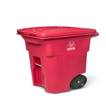 Toter B1916429 RMN64-00RED 2-Wheel Medical Waste Cart - 64 gal - Red
