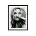 thumbnail image 4 of Kate Moss Mustache Fashion Poster Framed, 4 of 10