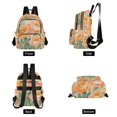 thumbnail image 4 of FORMRS Mini Backpack Purse for Women Travel Daypack Casual Shoulder Bag, Abstract Floral Art, 4 of 7