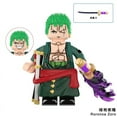 thumbnail image 3 of 4 Figuras de Acción de One Piece, Juguete de Bloques de Construcción del Personaje Anime Roronoa Zoro, Set de Minifiguras de Colección, Regalo para Niños y Fans, 3 of 8