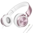 thumbnail image 1 of Auriculares AILIHEN MS300 Girl para niños con micrófono en oro rosa, 1 of 8