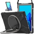 thumbnail image 2 of Funda colorida para Samsung Tab A7 de 10,4 pulgadas T500 con correa para el hombro, soporte de anillo ajustable grande y protección contra golpes., 2 of 5