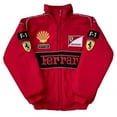 thumbnail image 1 of Veste de Moto F1, Veste Coupe-Vent Rétro Brodée Hip-hop pour Femmes, 1 of 3