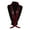 Red, variant on Grofry Men Tie Long Adjustable Hollow Out Lightweight Dance Stage Show Performance Party Prom Men Necktie