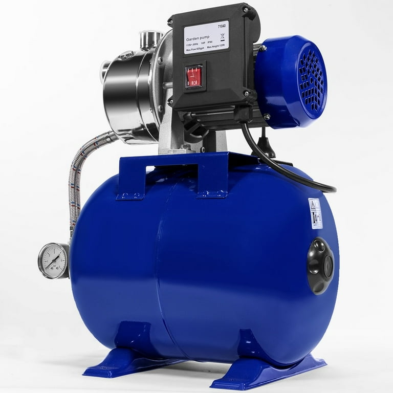 Free Shipping! XtremepowerUS 1.0HP Shallow Well Pump Tank Booster